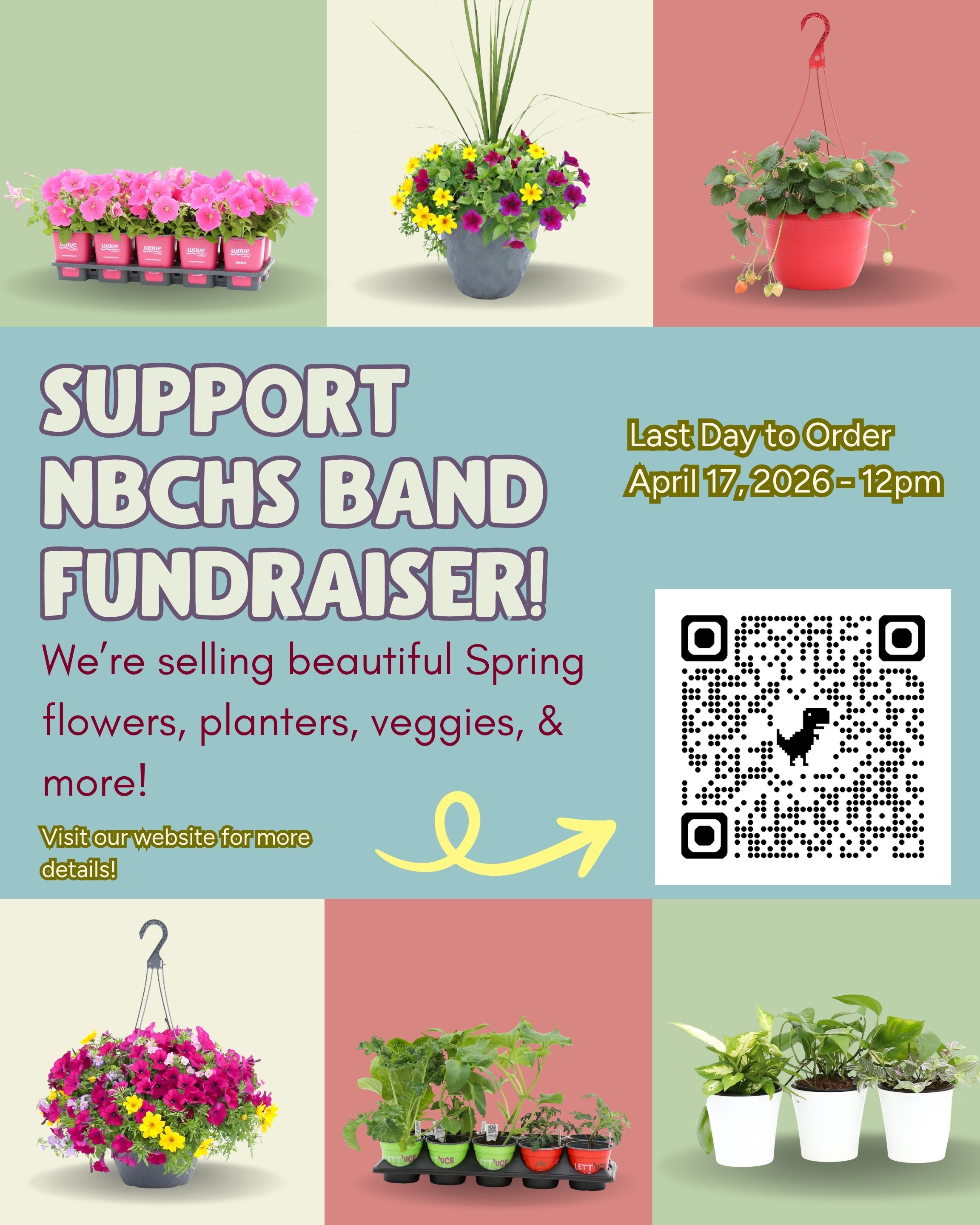 NBCHS Spring Plants Fundraiser 1