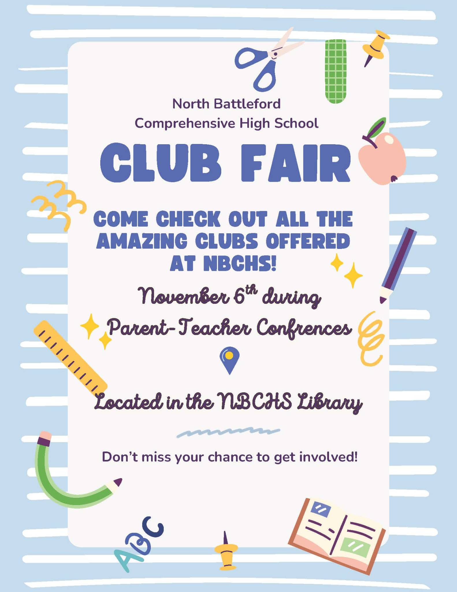 Blue Yellow And White Playful Back To School Flyer 1 