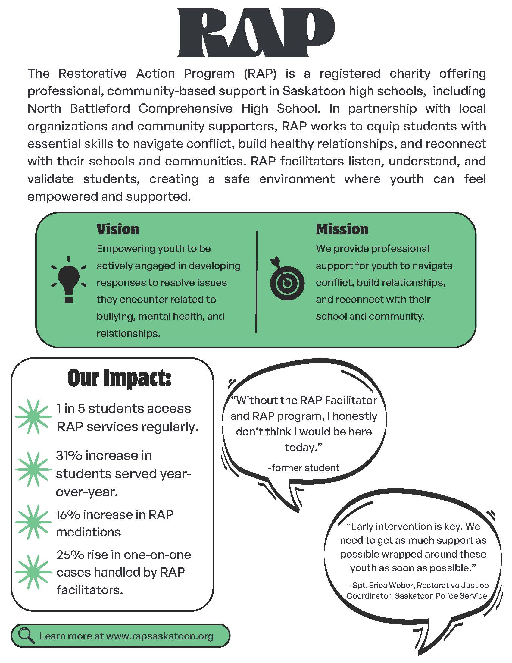 RAP Overview One Pager